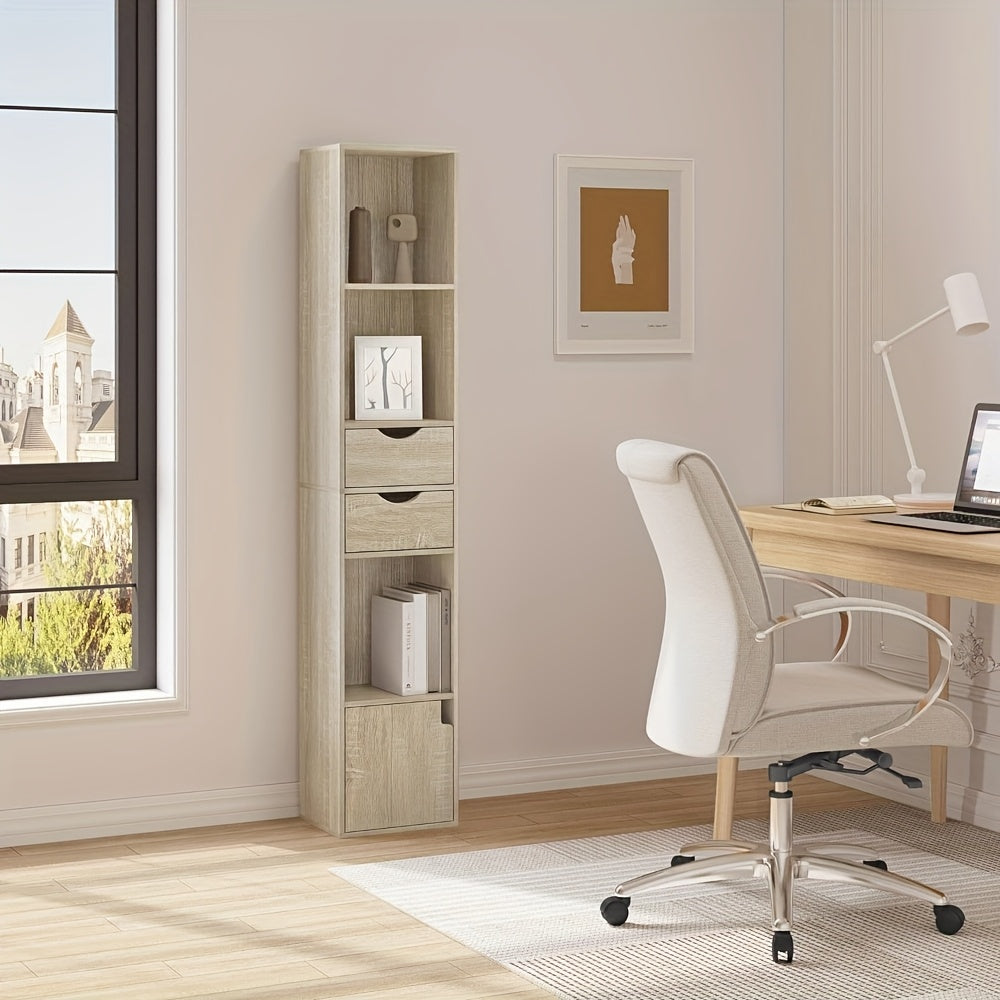 Bücherregal, Weiß für Wohnzimmer – Detailansicht 3