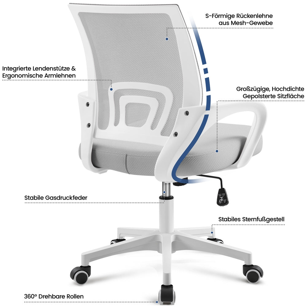 Bürostuhl, 136 kg für Büro und Homeoffice – Detailansicht 13