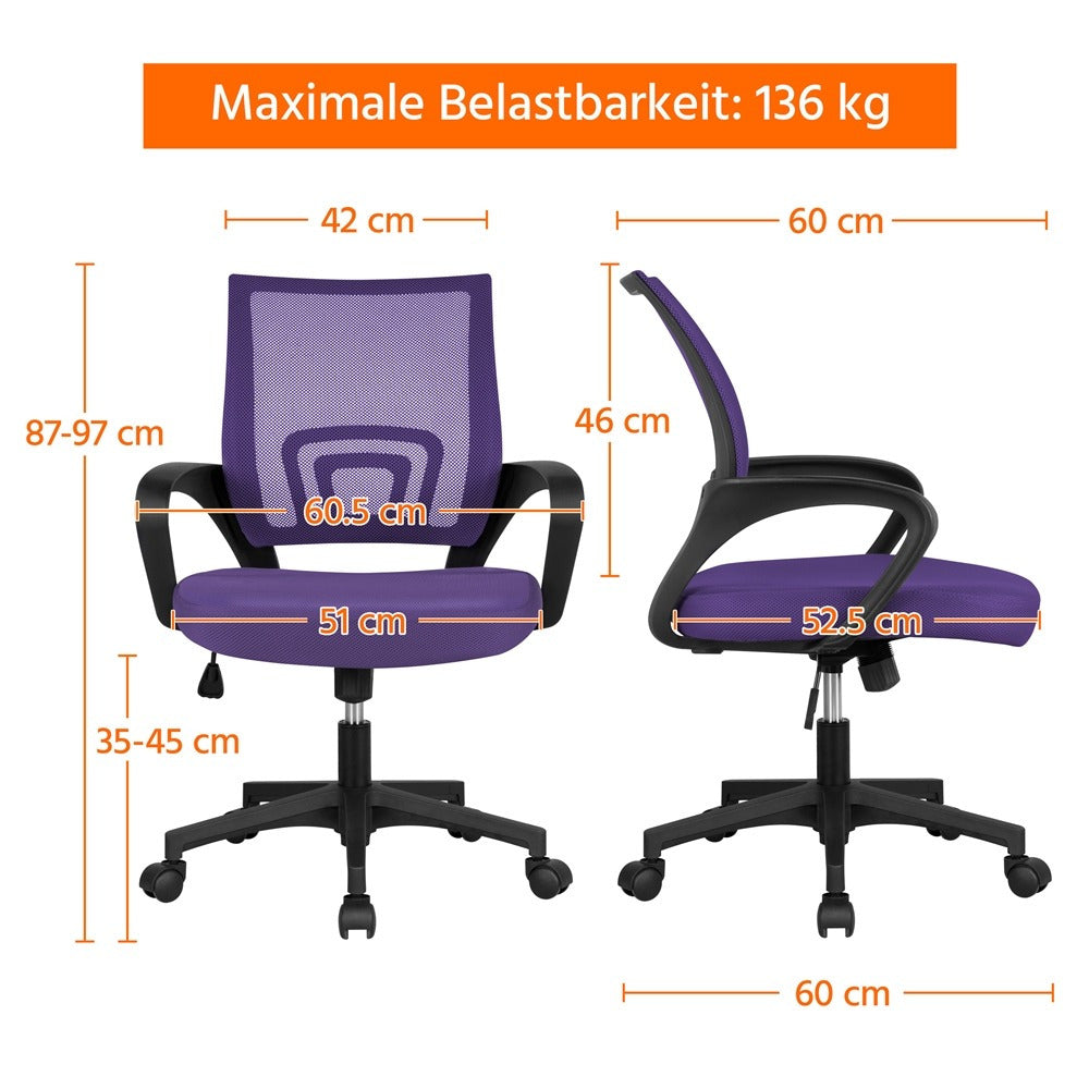 Bürostuhl, 136 kg für Büro und Homeoffice – Detailansicht 31