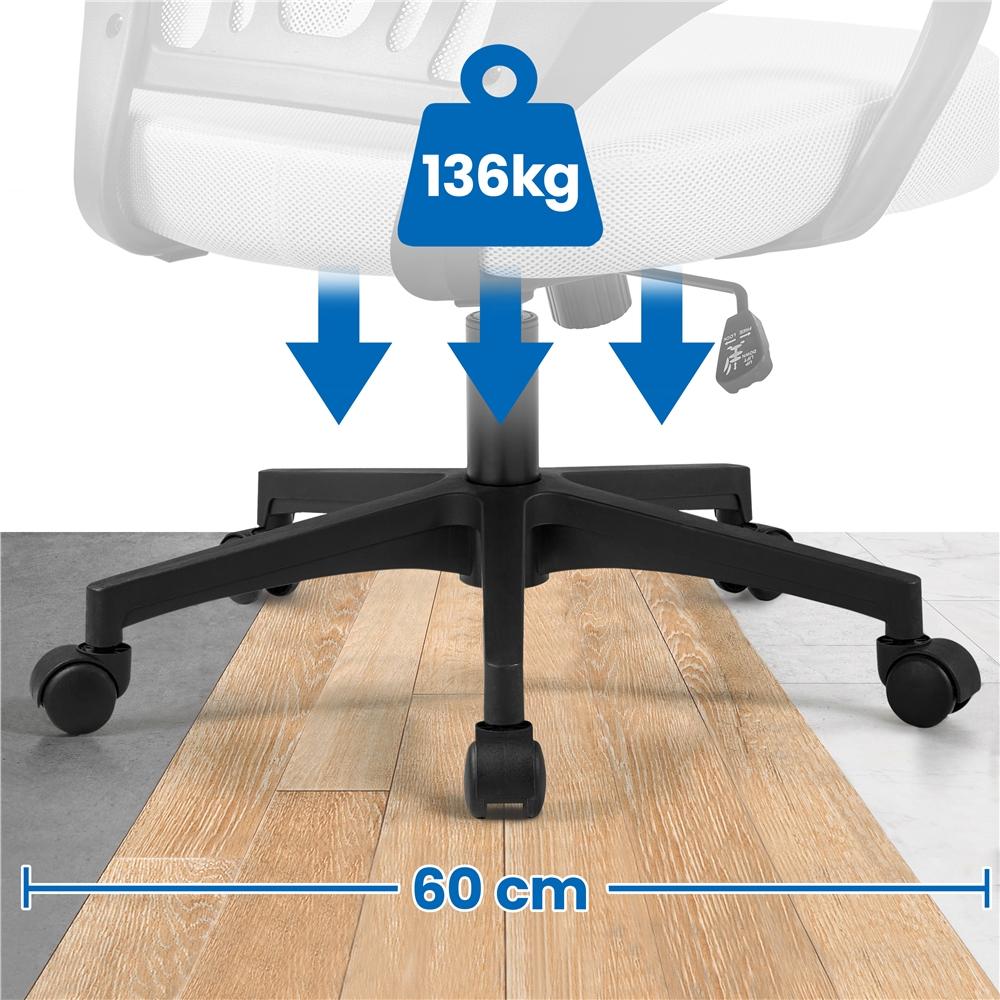 Bürostuhl, 136 kg für Büro und Homeoffice – Detailansicht 45