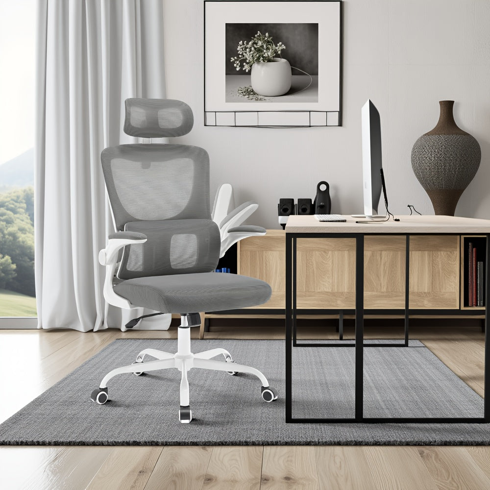 Bürostuhl, Blau für Homeoffice und Büros – Hauptansicht