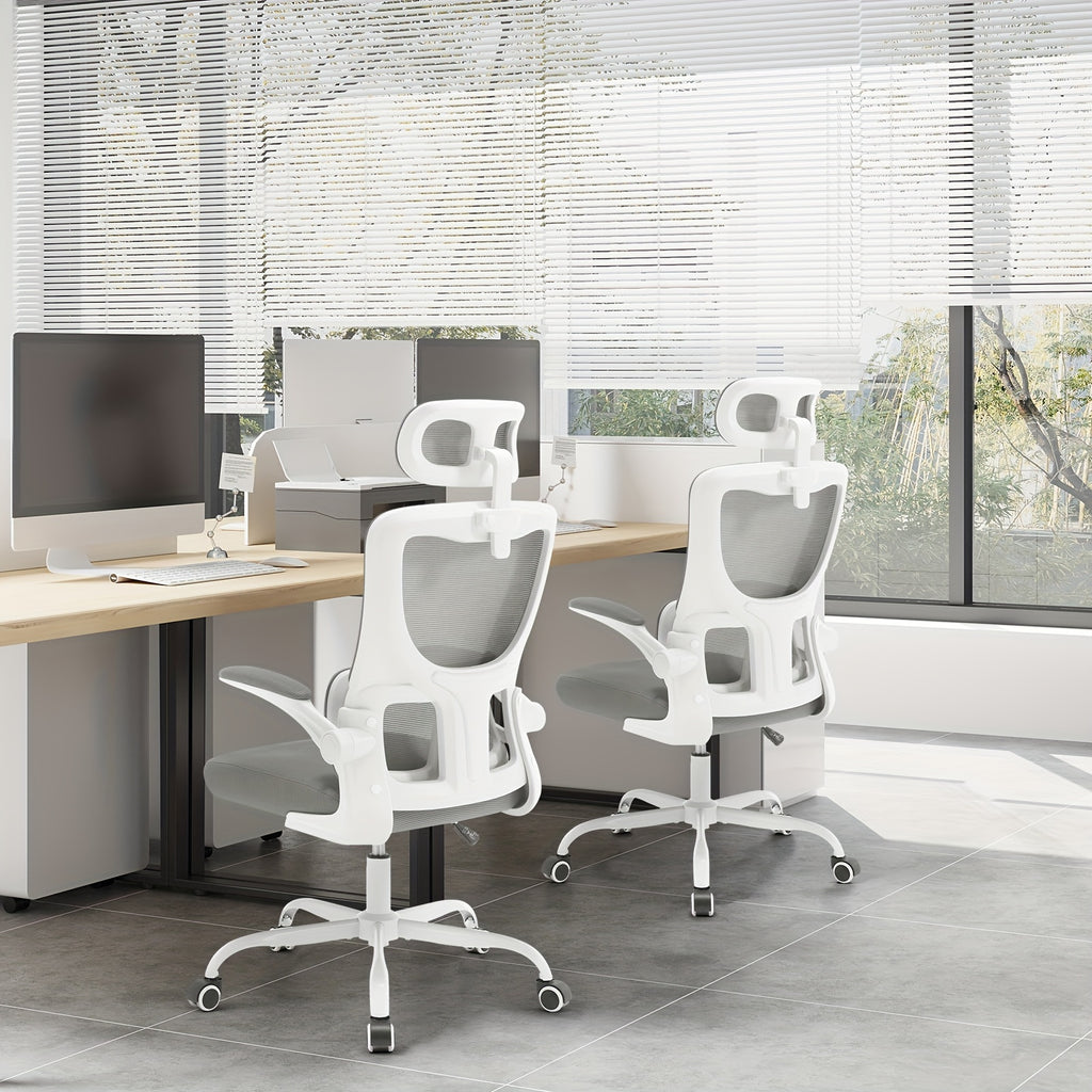 Bürostuhl, Blau für Homeoffice und Büros – Detailansicht 7
