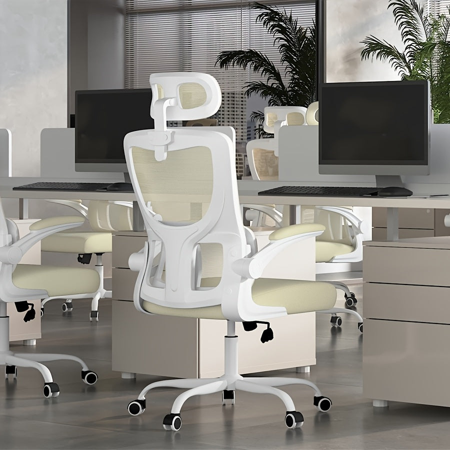 Bürostuhl, Blau für Homeoffice und Büros – Detailansicht 11