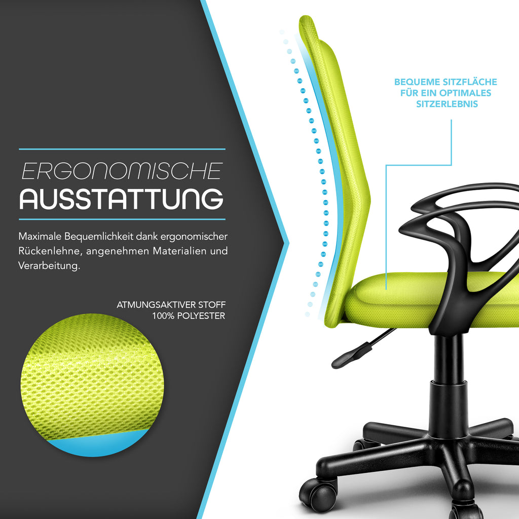 Bürostuhl, Kunststoff für Büro und Homeoffice – Detailansicht 3