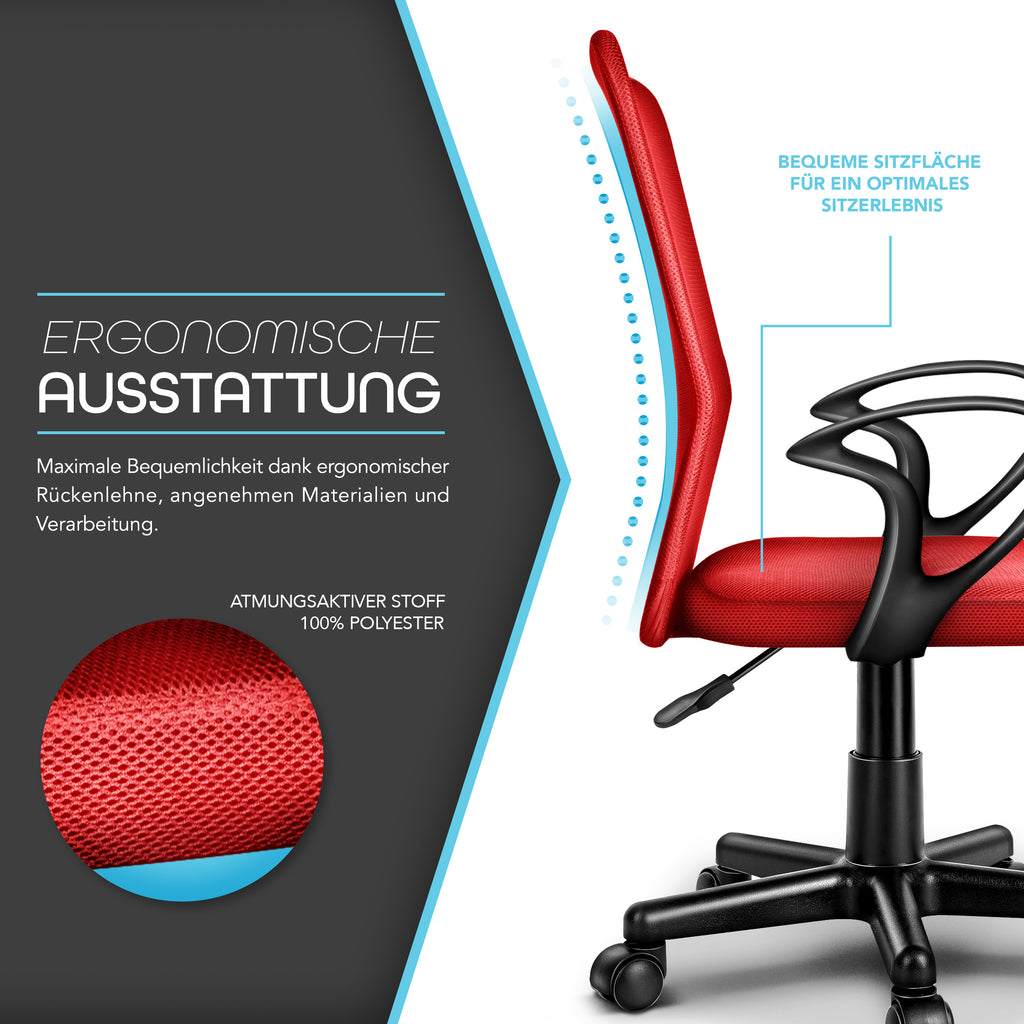 Bürostuhl, Kunststoff für Büro und Homeoffice – Detailansicht 10