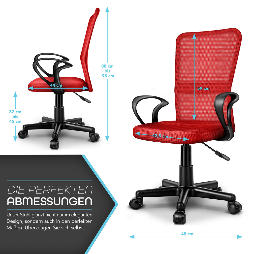Bürostuhl, Kunststoff für Büro und Homeoffice – Detailansicht 13