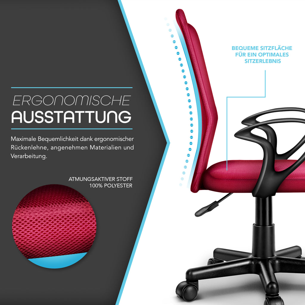 Bürostuhl, Kunststoff für Büro und Homeoffice – Detailansicht 17