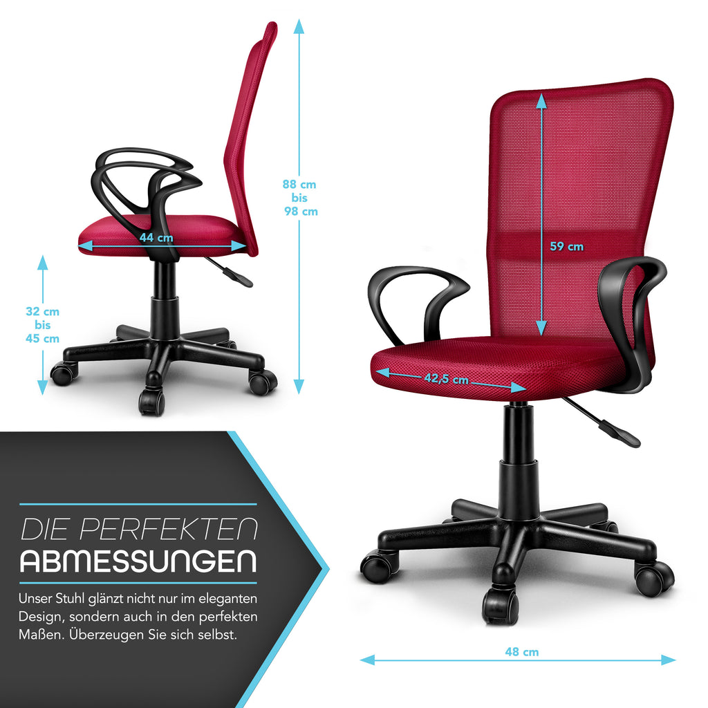 Bürostuhl, Kunststoff für Büro und Homeoffice – Detailansicht 20