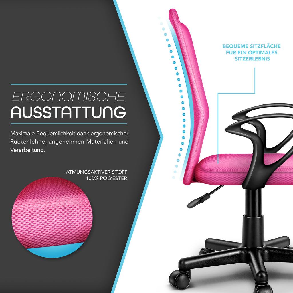 Bürostuhl, Kunststoff für Büro und Homeoffice – Detailansicht 24