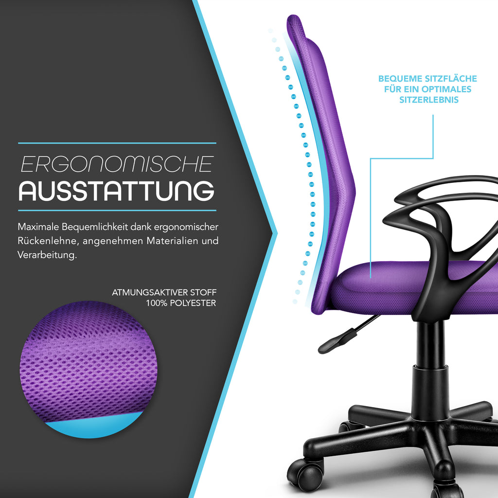 Bürostuhl, Kunststoff für Büro und Homeoffice – Detailansicht 31