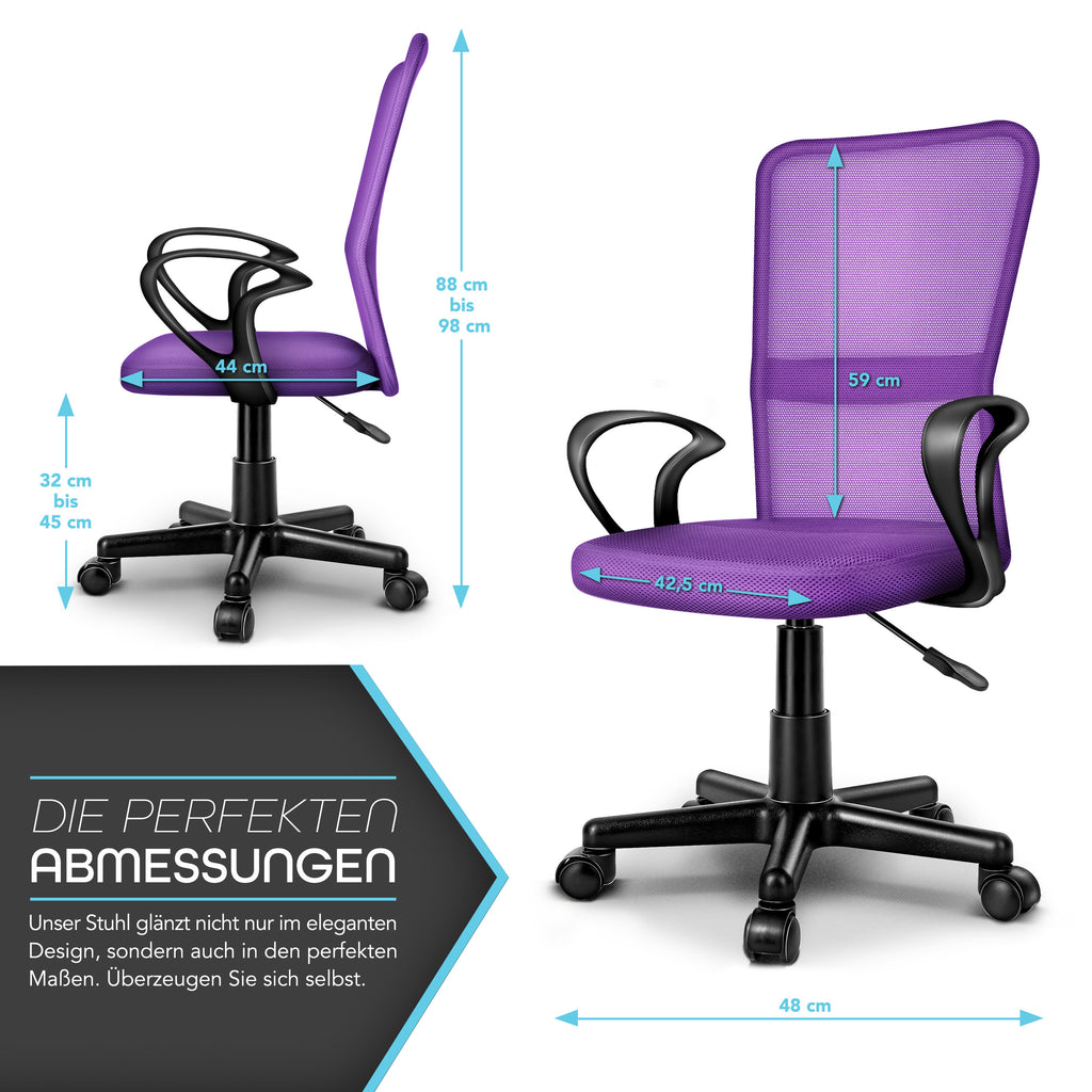 Bürostuhl, Kunststoff für Büro und Homeoffice – Detailansicht 34