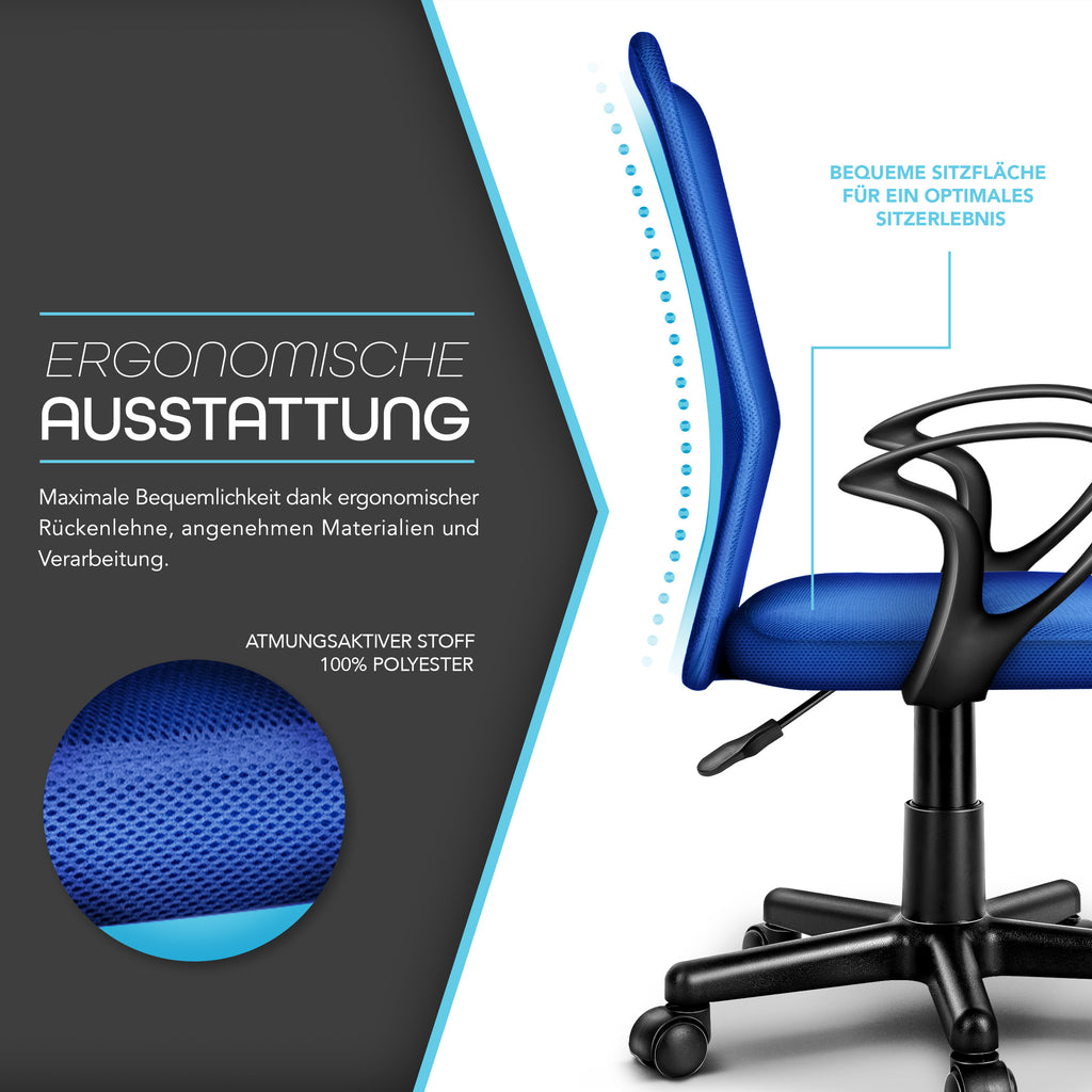 Bürostuhl, Kunststoff für Büro und Homeoffice – Detailansicht 38