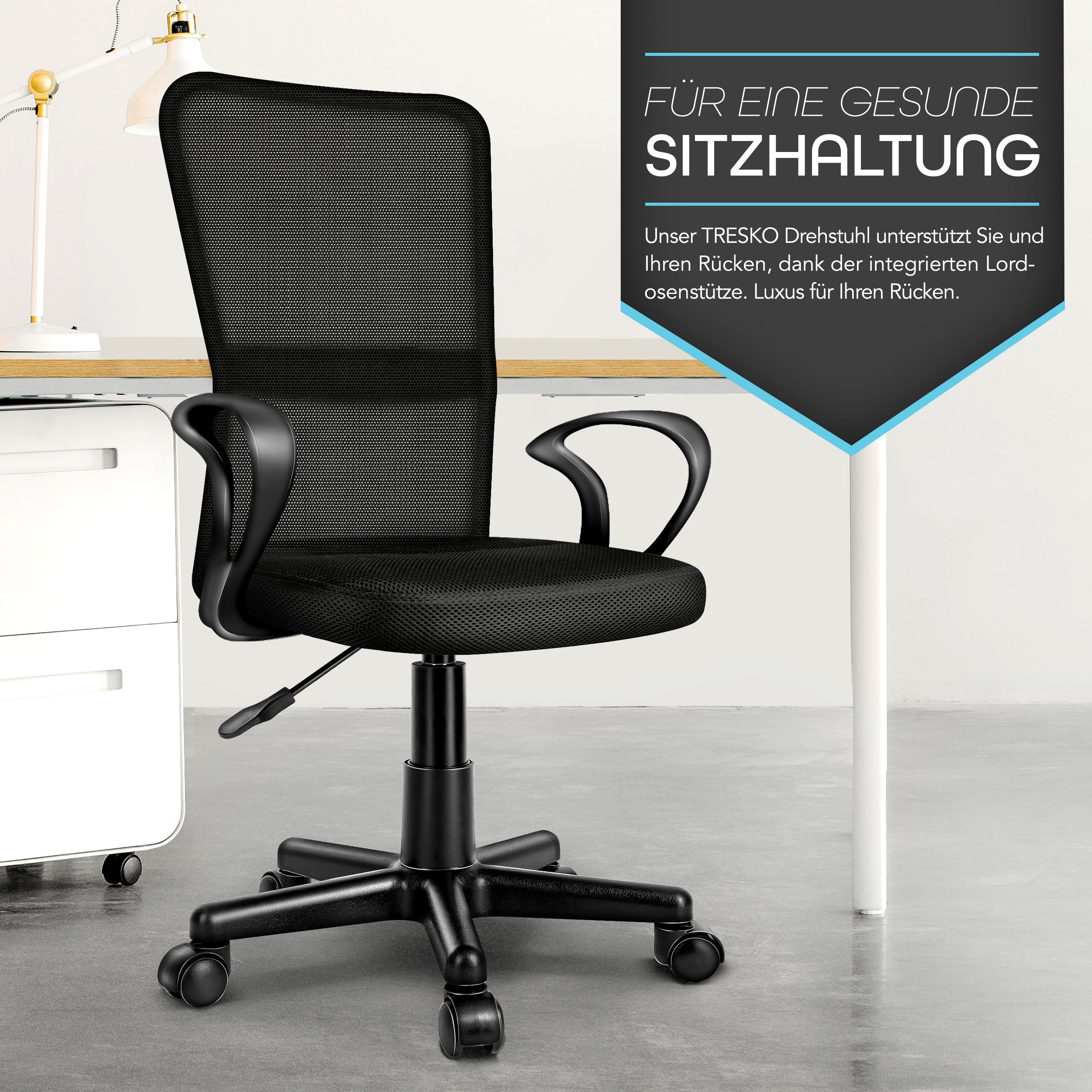 Bürostuhl, Kunststoff für Büro und Homeoffice – Detailansicht 49