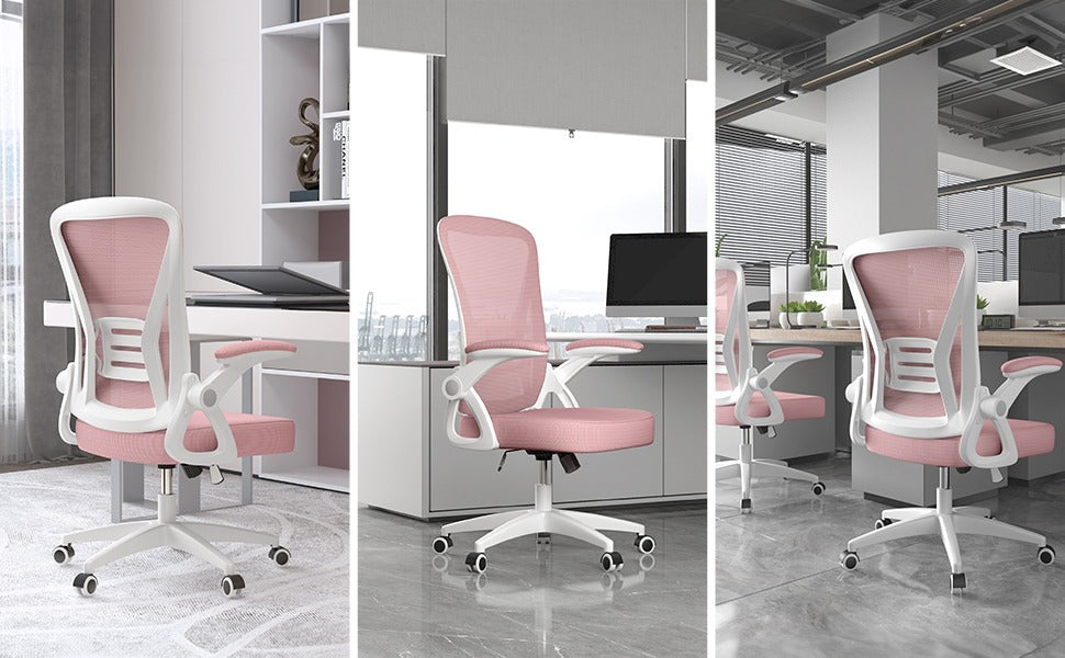 Bürostuhl, Rosa für Büro und Homeoffice – Detailansicht 8