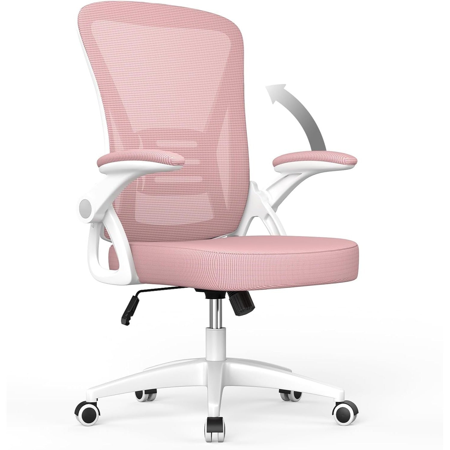 Bürostuhl, Rosa für Büro und Homeoffice – Detailansicht 30