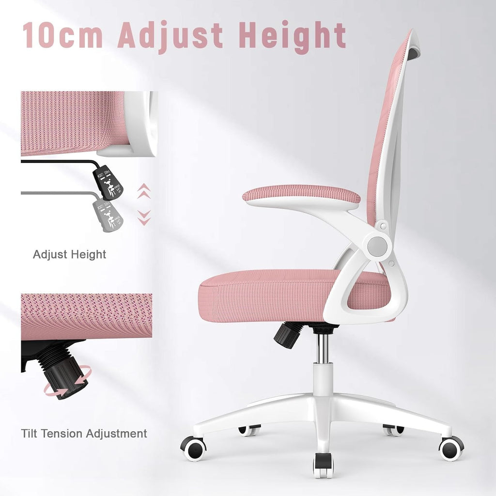Bürostuhl, Rosa für Büro und Homeoffice – Detailansicht 36