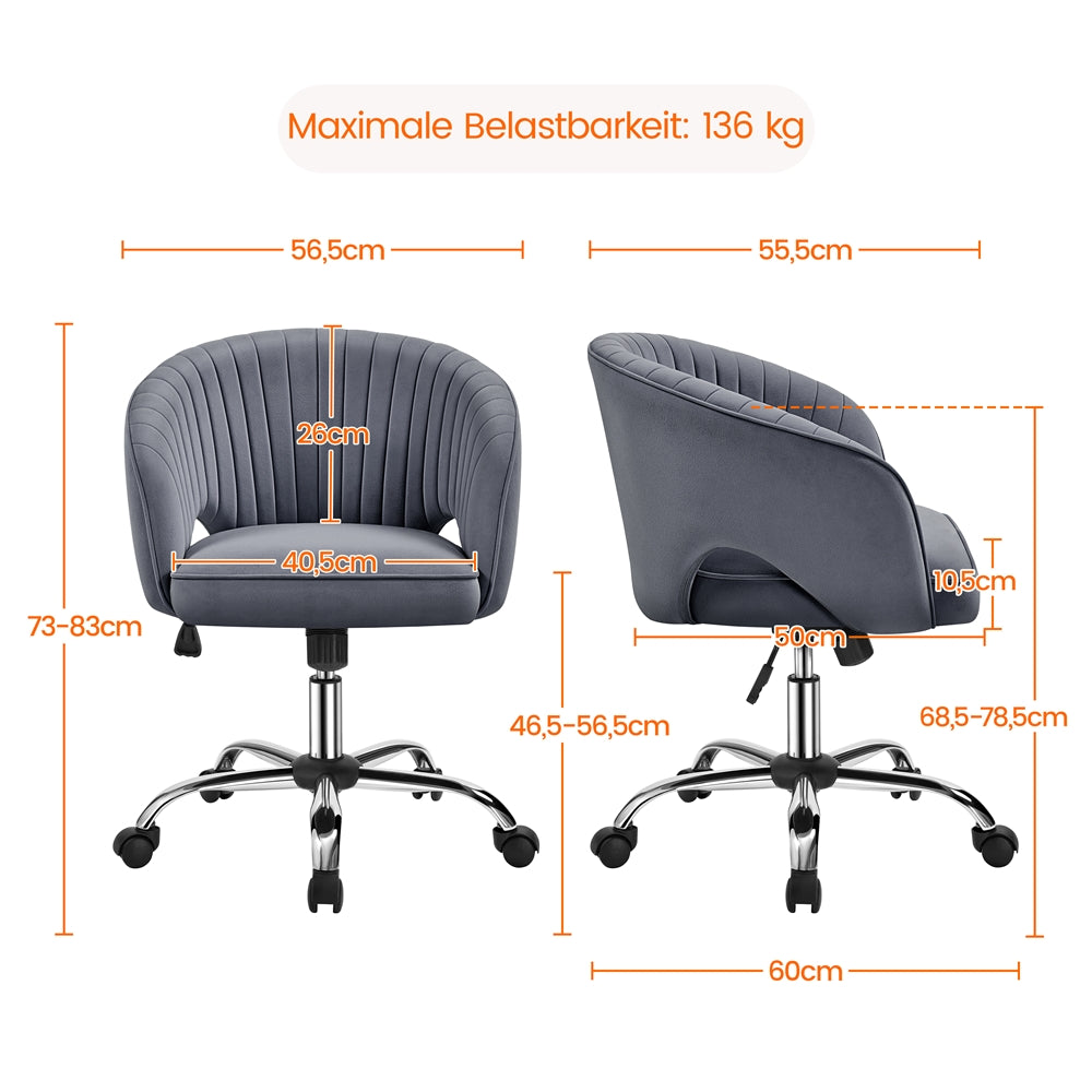 Bürostuhl, Rose für Büro und Homeoffice – Detailansicht 12