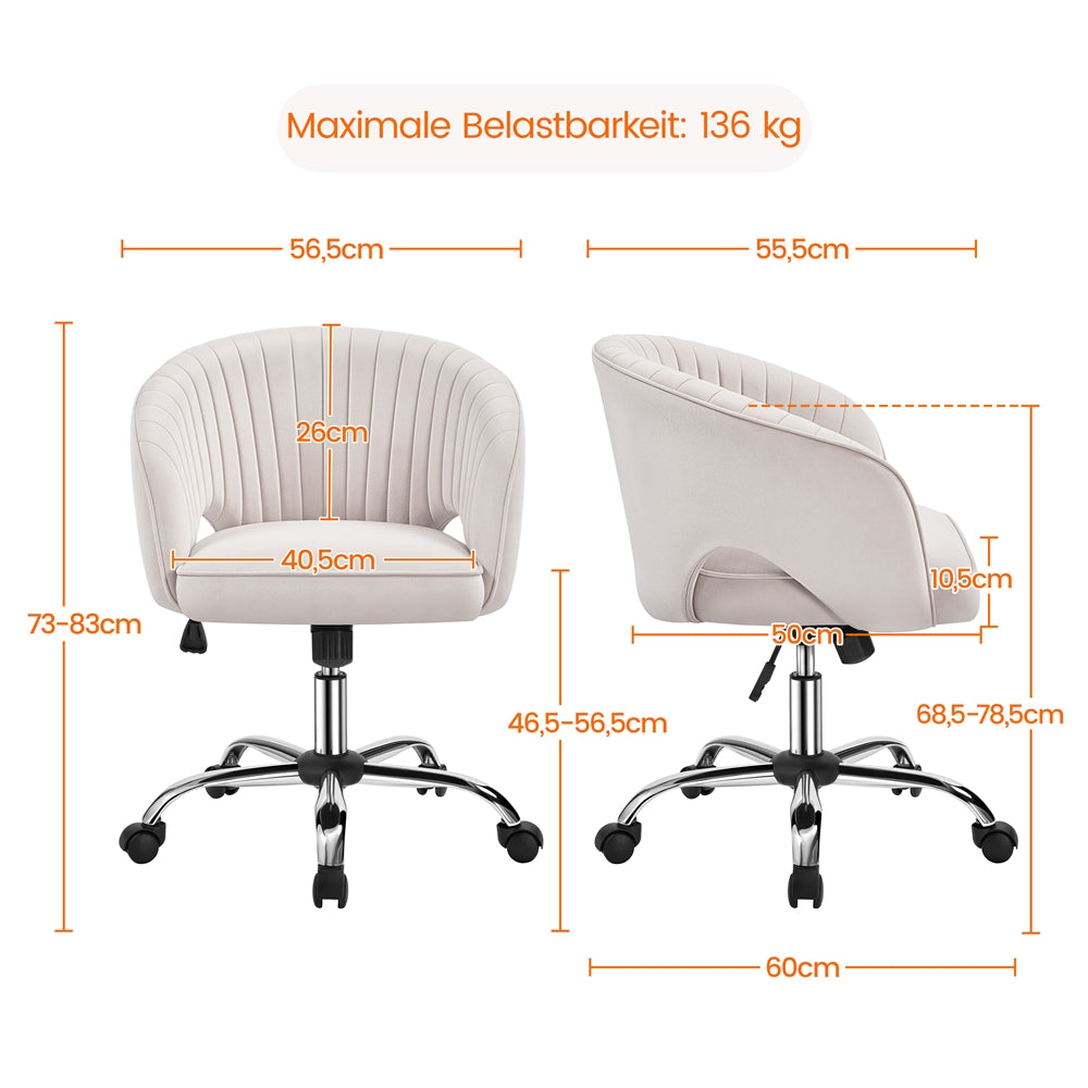 Bürostuhl, Rose für Büro und Homeoffice – Detailansicht 27