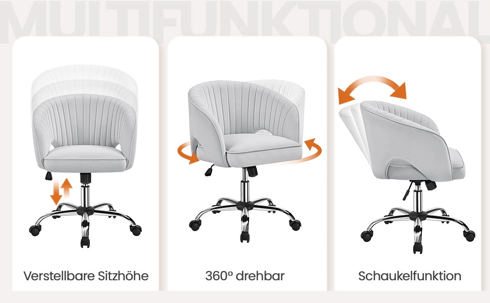 Bürostuhl, Rose für Büro und Homeoffice – Detailansicht 35