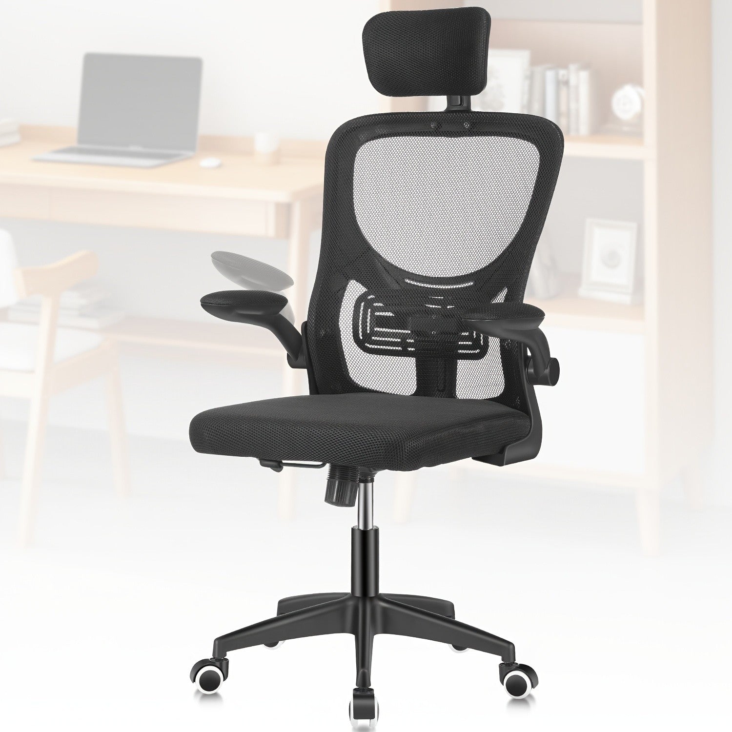 Bürostuhl, Weiß für Büro – Detailansicht 10