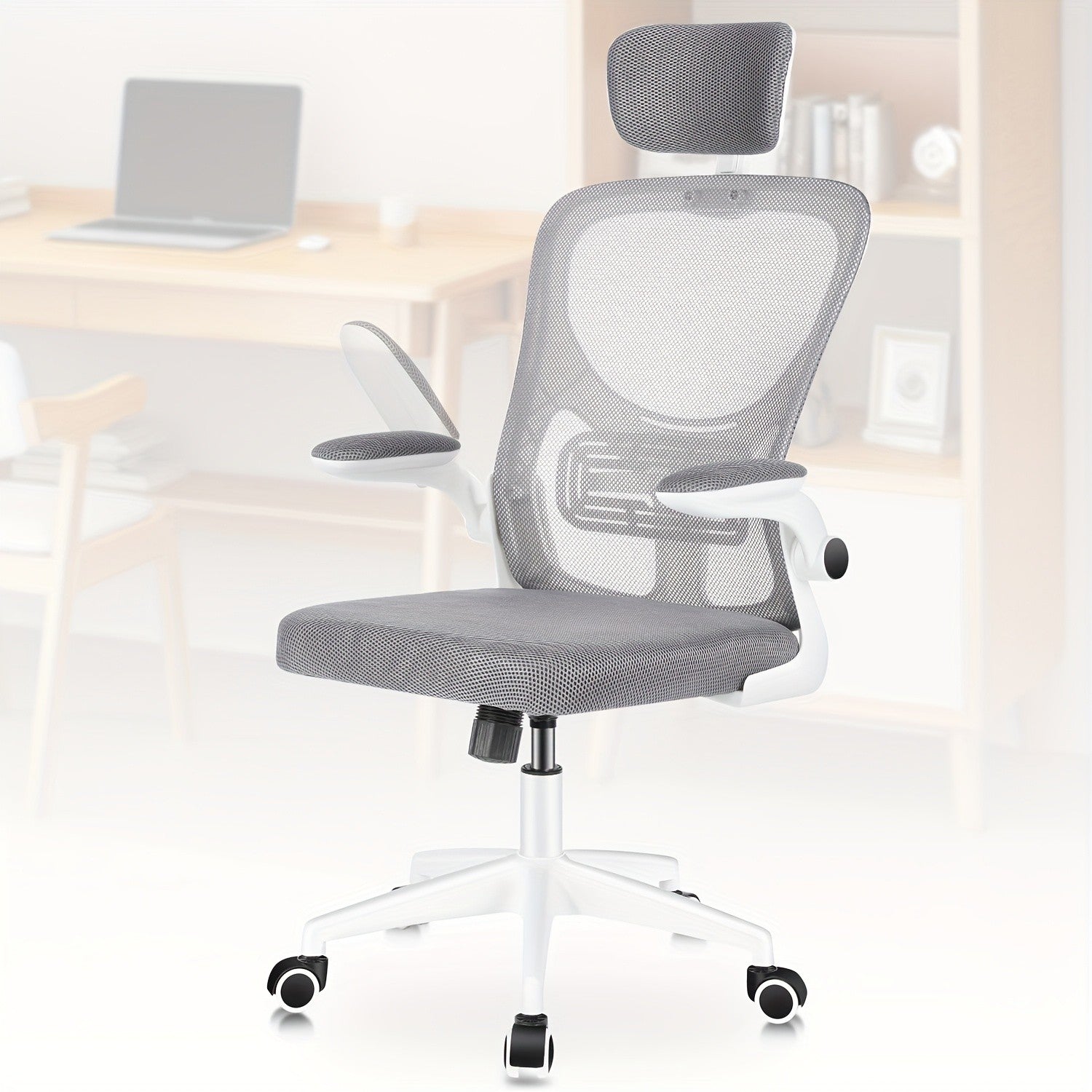 Bürostuhl, Weiß für Büro – Detailansicht 12