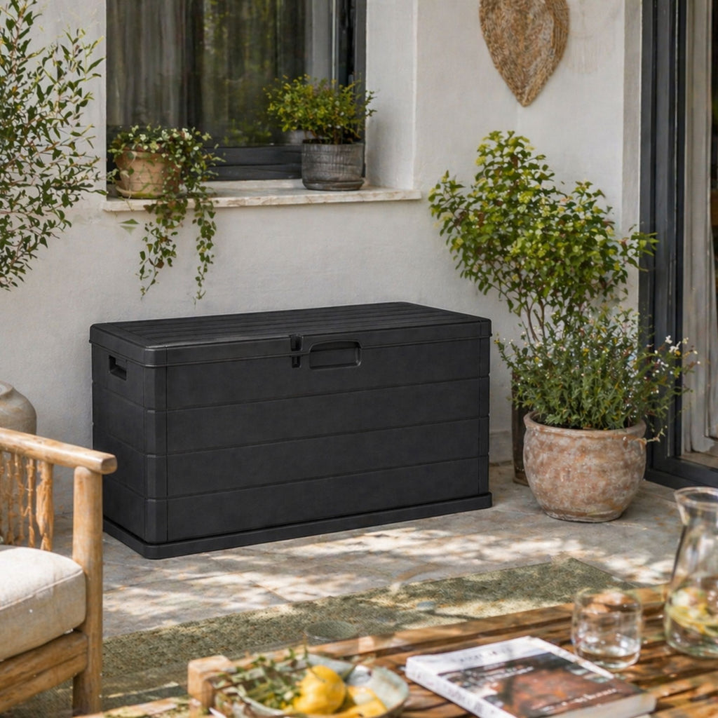 Buystar Gartenlaube, Anthrazit für Garten und Terrasse – Detailansicht 2