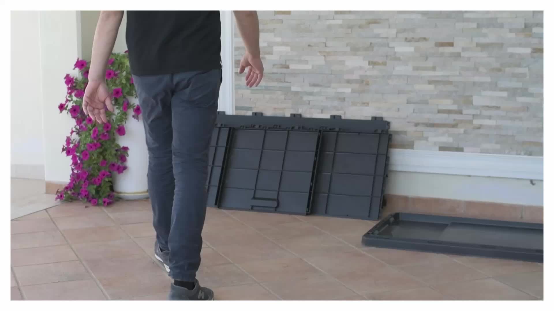 Buystar Gartenlaube, Anthrazit für Garten und Terrasse – Detailansicht 10