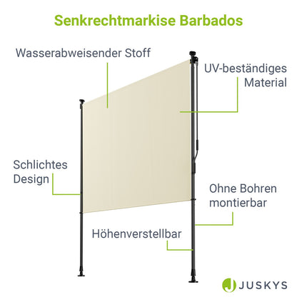 Senkrechtmarkise Barbados