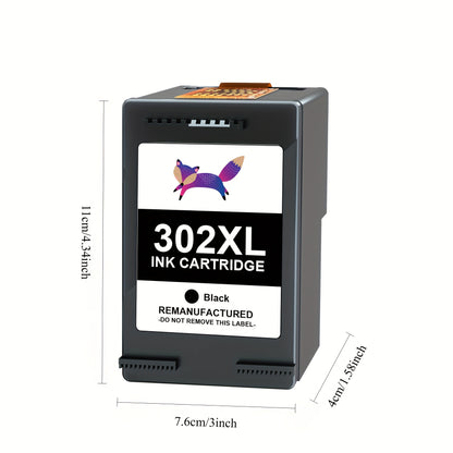2er-Pack Kompatible HP 302XL HP 302 Multipack Druckerpatronen für HP DeskJet 1110, DeskJet 2130 3630 3636 3639, OfficeJet 3830 3831 3833, OfficeJet 4520 4525 4527 4650 4652 4655 5230, Envy 4520 4525