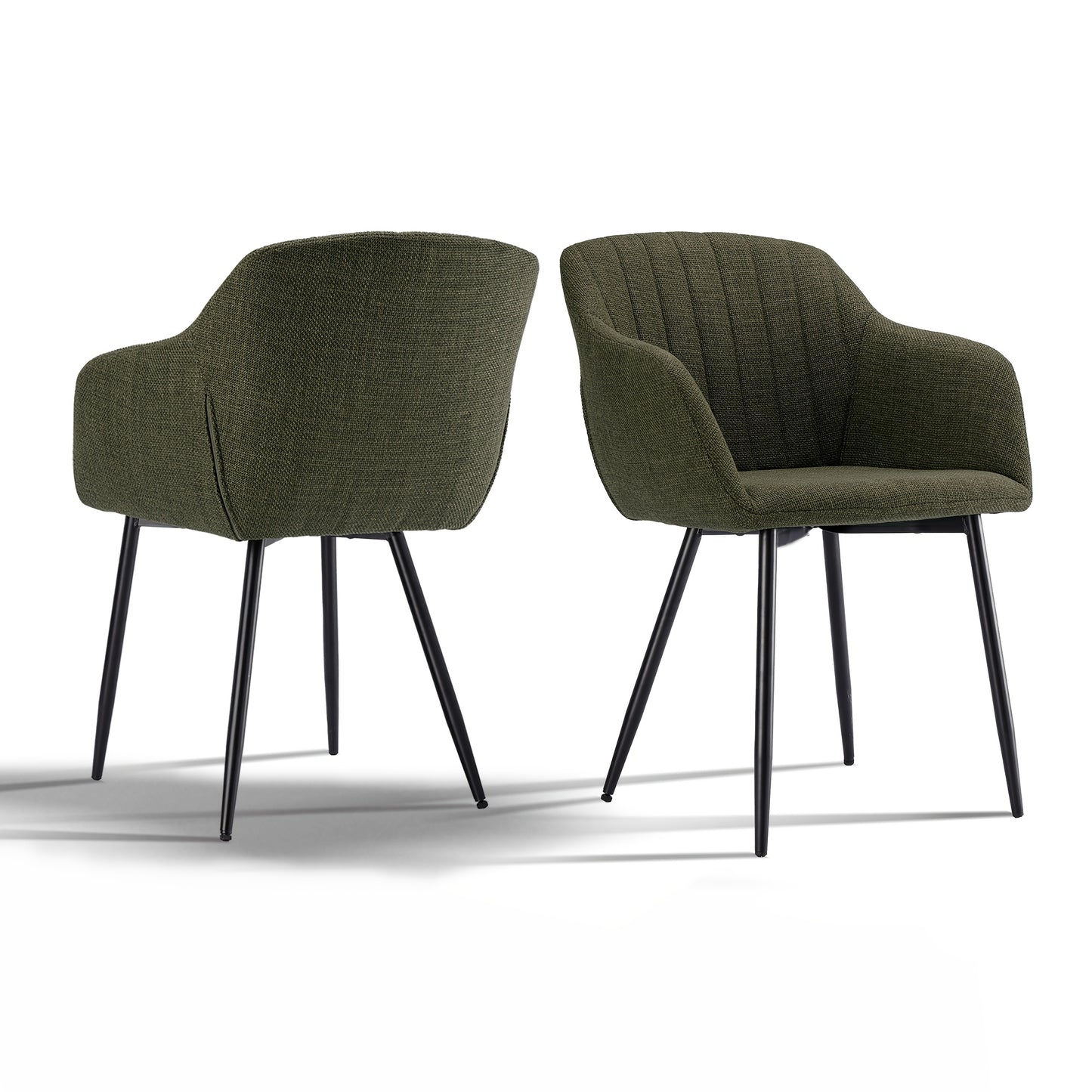 Elegante Esszimmerstühle mit Armlehnen  Lordosenstütze für Wohnzimmer, Küche  Schlafzimmer, hoher Komfort – erhältlich in Sets zu 2, 4 oder 6