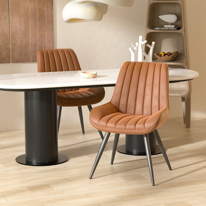 Esszimmerstühle, 2er/4er/6er Set, Küchenstühle, Polsterstühle mit Metallbeinen, Wohnzimmern Stuhl mit Rückenlehne und Sitzkissen, für Esszimmer, Empfangsstuhl, Büro