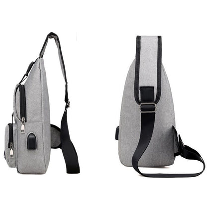 Umhängetasche Crossbody Brusttasche Schultertasche Herren Damen: Sling Bag Tasche Herren Klein Handtasche Crossover Crossbag Schulter Männer Handy Bauch Sportarten Wandern , 33 x 16 x 8 cm