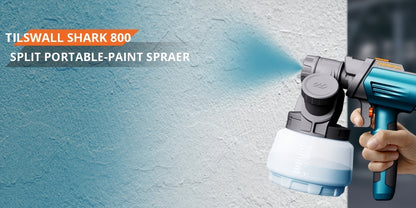 Werkzeuge für Männer – Leistungsstarker 800W Farbspritzgerät mit abnehmbarem 1300ml Behälter, max. 120din S Viskosität für dicke Farben, ideal für Garage, Terrasse, Außenprojekte, reduziert Ermüdung durch Split-Design, Top-Geschenk für Handwerker, Wandrep