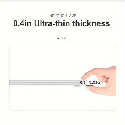 4/2/1 Stk. 40CM LED Kabellose Unterbauleuchten, Wiederaufladbarer Akku, PIR Bewegungssensor Licht für Wohnmobil Innenbereich, Mit Magnetischen Dimmbaren Schrankleuchten, Kabellose Unterbauleuchten für Küche, Treppen Wohnmobilbeleuchtung
