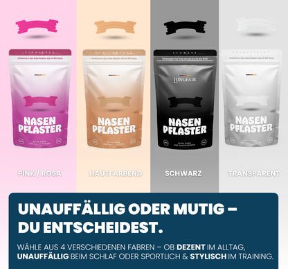 Nasenpflaster extra stark | 50 Stück | verbessert Schlafqualität und steigert die Leistung | hilft gegen Schnarchen