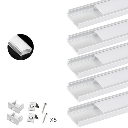5/10m LED-Profil Aluminium-Schiene für eloxierte LED-Streifen – Ramadan Heimdekoration Beleuchtungsprofile