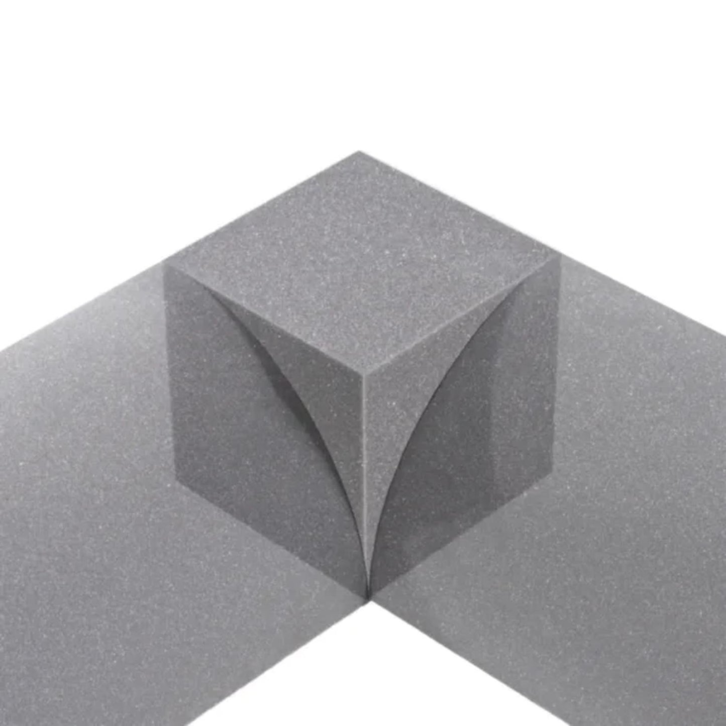 1 Stk. Akustische Eckpaneele für Bassfallen, Würfel-Bassfalle 20 cm, Geräuschreduzierung in Räumen, Verbindung von Bassfallen für die Eckeninstallation, akustische Isolierung, für den Studiogebrauch