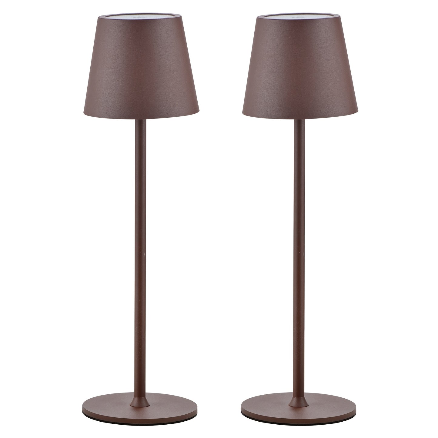 2/4er-Packung Kabellose Tischlampen, Wiederaufladbare Lampen, Touch-Steuerung, 3 Farbtemperaturen, Stufenlos Dimmbar, IPX7 LED Tragbare Kabellose Lampe, 4000mAh Batteriebetriebene Lampe