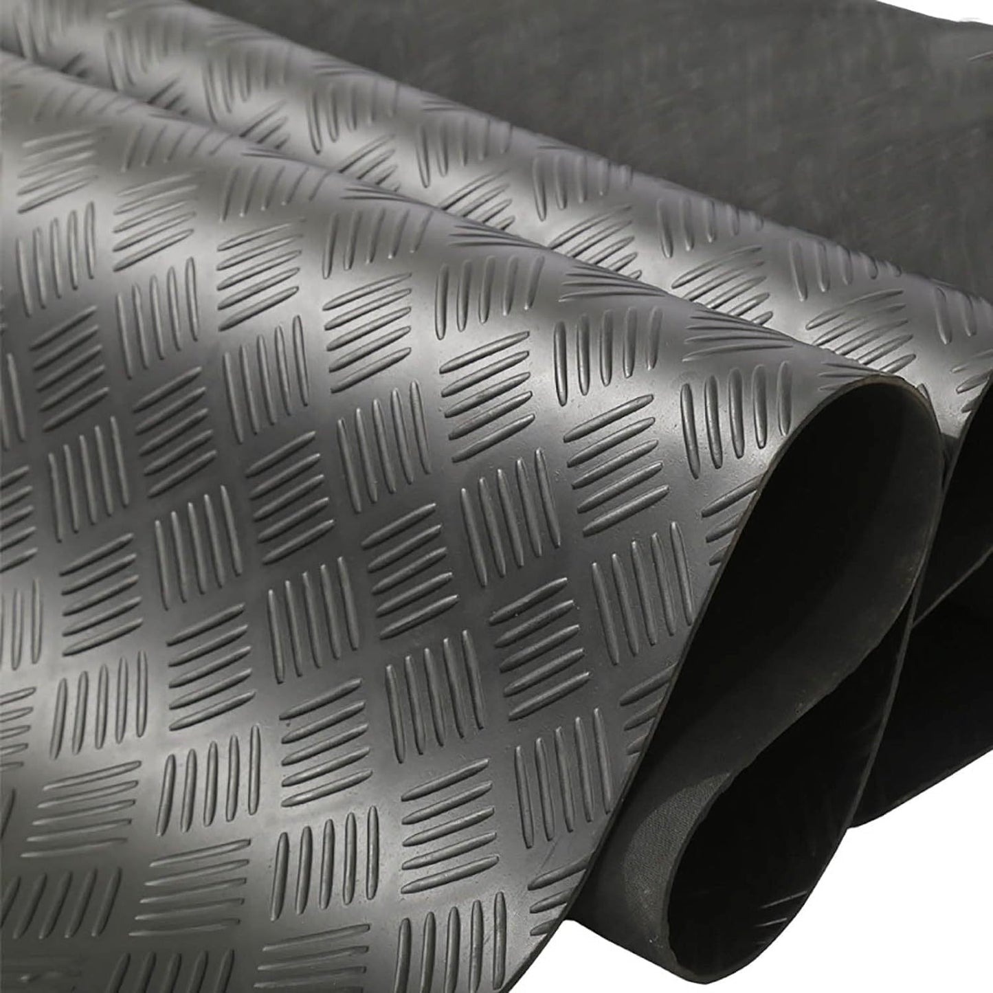 Gummimatten 500 cm x 100 cm Gummimatte im Meterware 3 mm Dicke Gummimatten Bodenmatte Schutzmatte Gummiläufer rutschfeste Matte Boden-Schutzmatte Gummimatte für Keller, Werkstatt, Garage