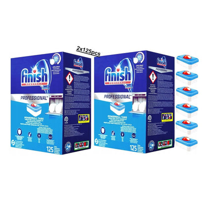 FINISH PROFESSIONAL Tabletten Kapseln für Geschirrspüler 125 250 500 Stück