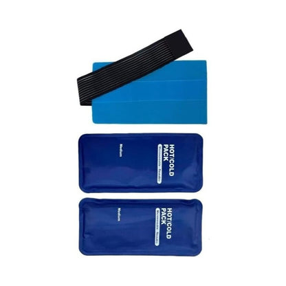 Packung mit 2 wiederverwendbaren Kalt- und Wärmegel-Packs - Inklusive 1 Multi-Position-Stoffbezug. Kalt-/Wärmetherapie für Physiotherapie. Eis für Sportverletzungen und Thermobeutel (Kühlschrank/Mikrowelle).