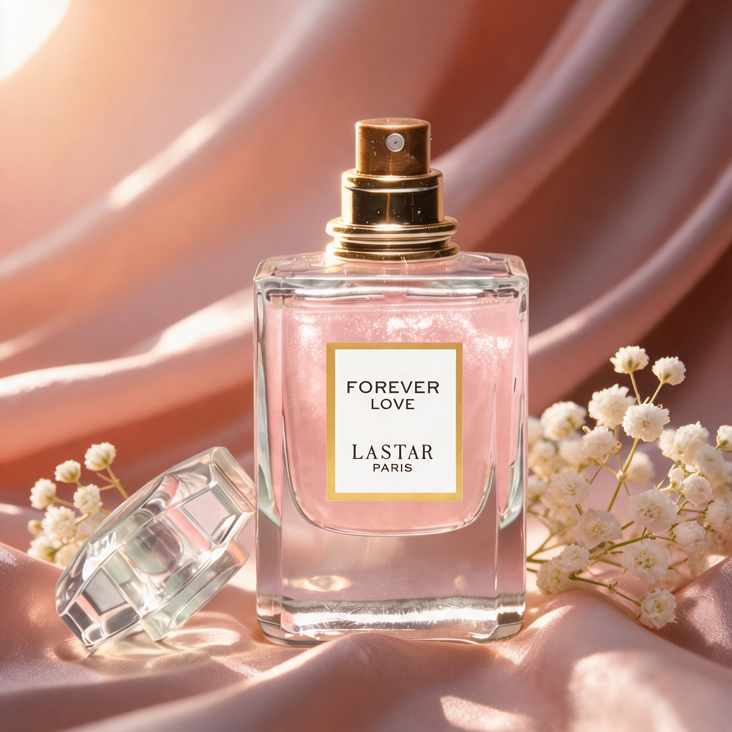 LASTAR Luxuriöses, langanhaltendes Damenparfüm, Damen-Körperspray. Die Flüssigkeit enthält goldene Flecken. Mit einem Jasmin- und Rosenblüten-Duft verströmt es fesselnde Pheromone. Geschenke für Paare auf Dates, ein wunderbares Geschenk für Damen.
