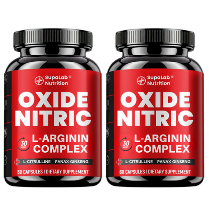 [2 Stück] Shilajit + Maca & Nahrungsergänzungsmittel für Männer | L-Arginin & L-Citrullin | Tribulus Terrestris | Natürliches Nahrungsergänzungsmittel | 160 vegane Kapseln