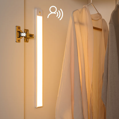 Set mit 2 LED-Bewegungsmelderleuchten - Kabellos, magnetische USB-aufladbare Beleuchtung für Schränke und Kleiderschränke, einstellbare Farbtemperatur und Helligkeit