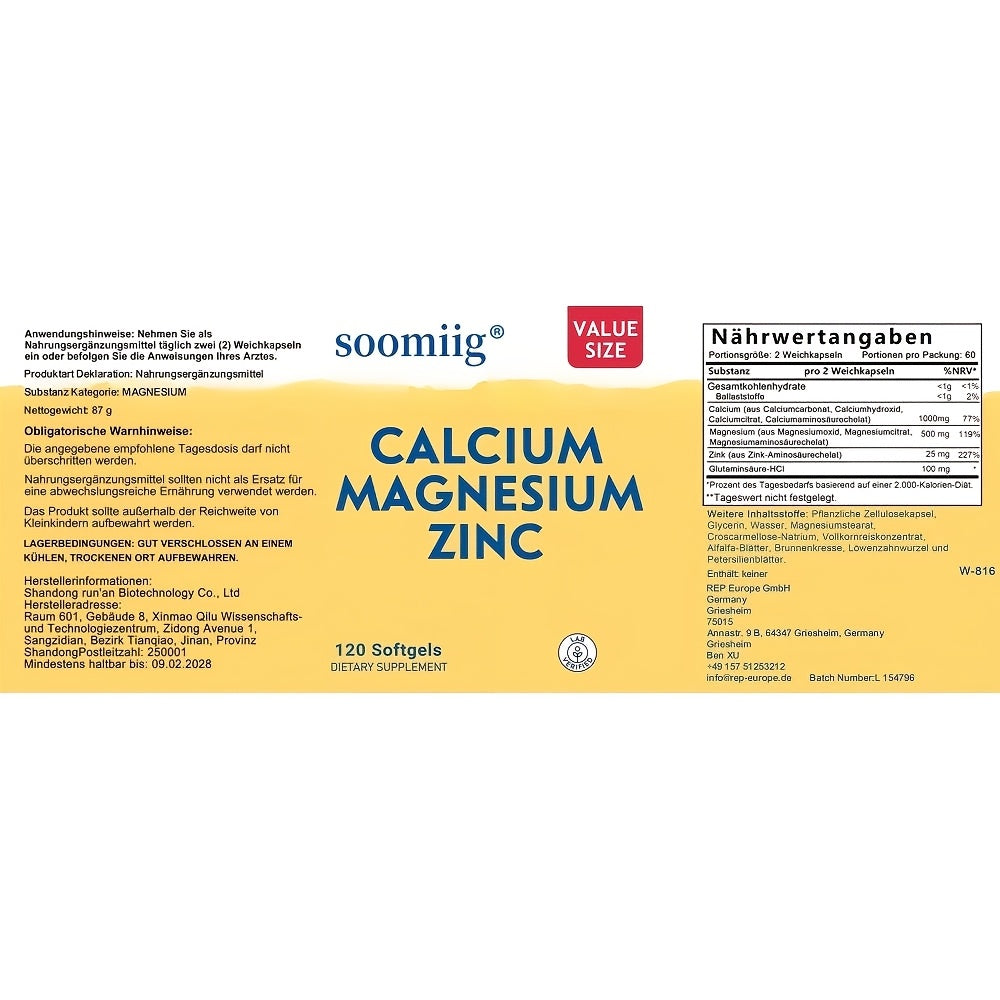 Calcium (hergestellt aus Calciumcarbonat für Fahrzeug und unterwegs – Detailansicht 2