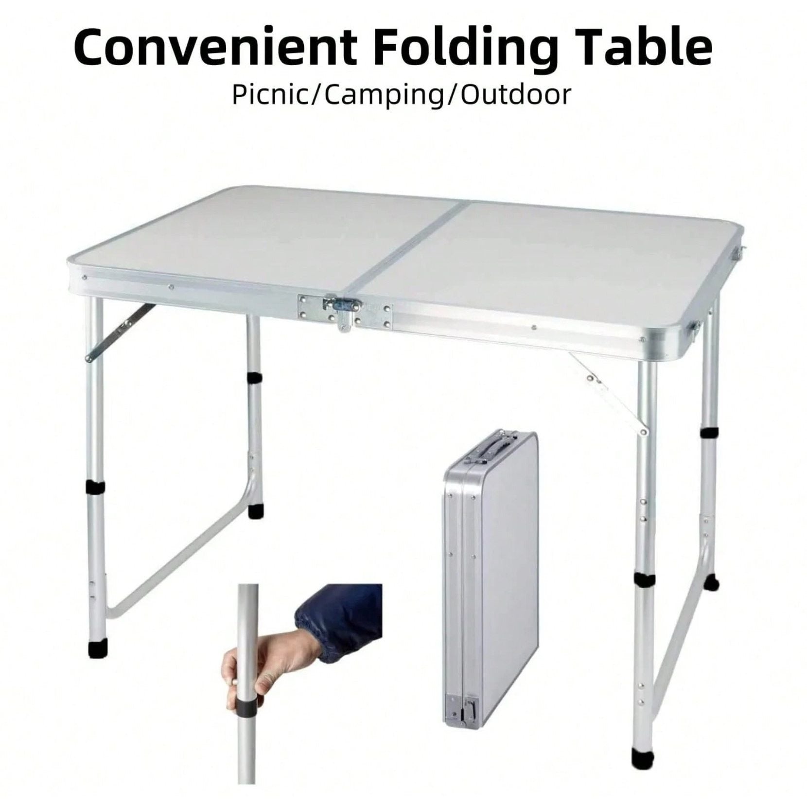 Camping-Klapptisch, 55 cm für Garten – Detailansicht 3