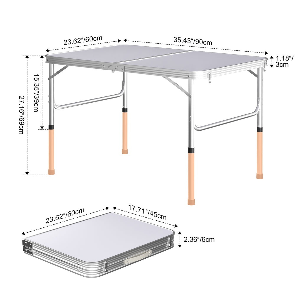 Camping-Klapptisch, 55 cm für Garten – Detailansicht 5