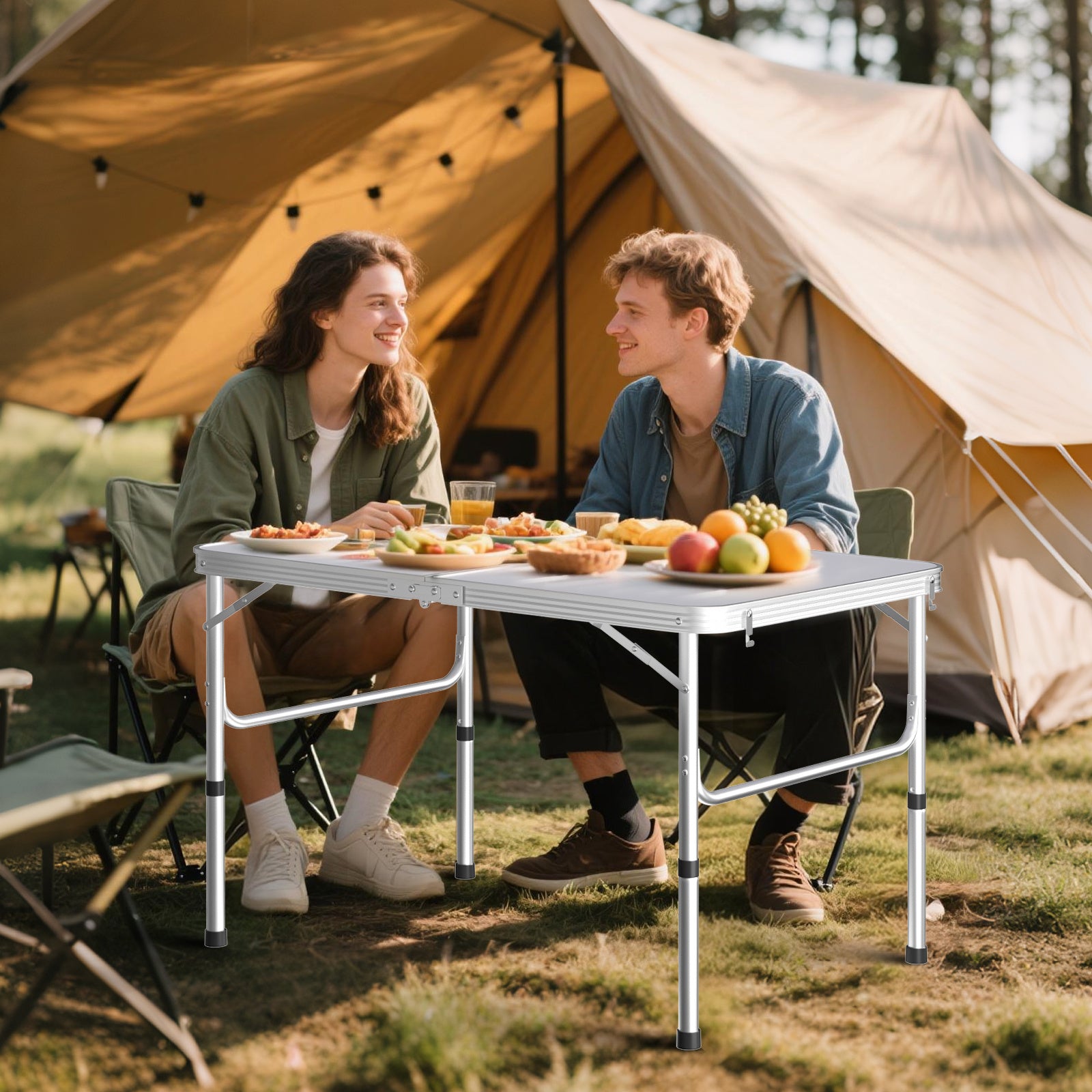 Camping-Klapptisch, 55 cm für Garten – Detailansicht 8