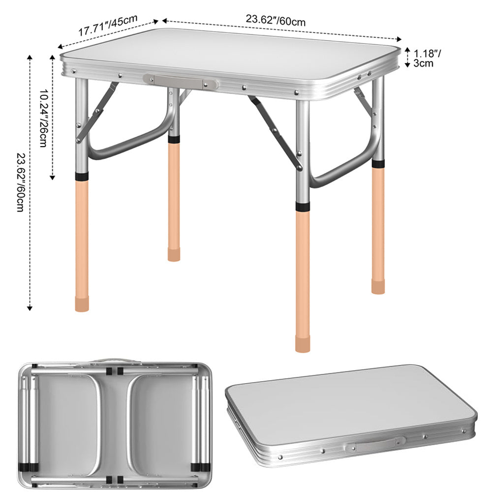 Camping-Klapptisch, faltbar für Garten und Balkon – Detailansicht 5