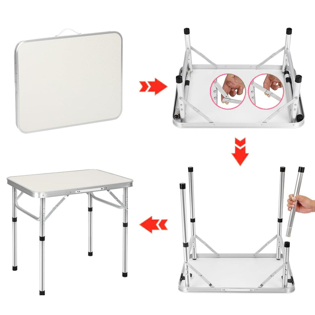 Camping-Klapptisch, faltbar für Garten und Balkon – Detailansicht 7